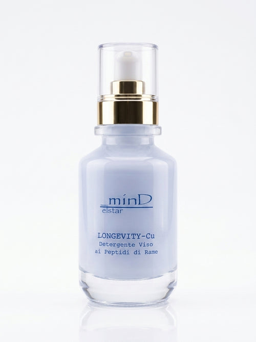 LONGEVITY-Cu Detergente Viso ai Peptidi di Rame