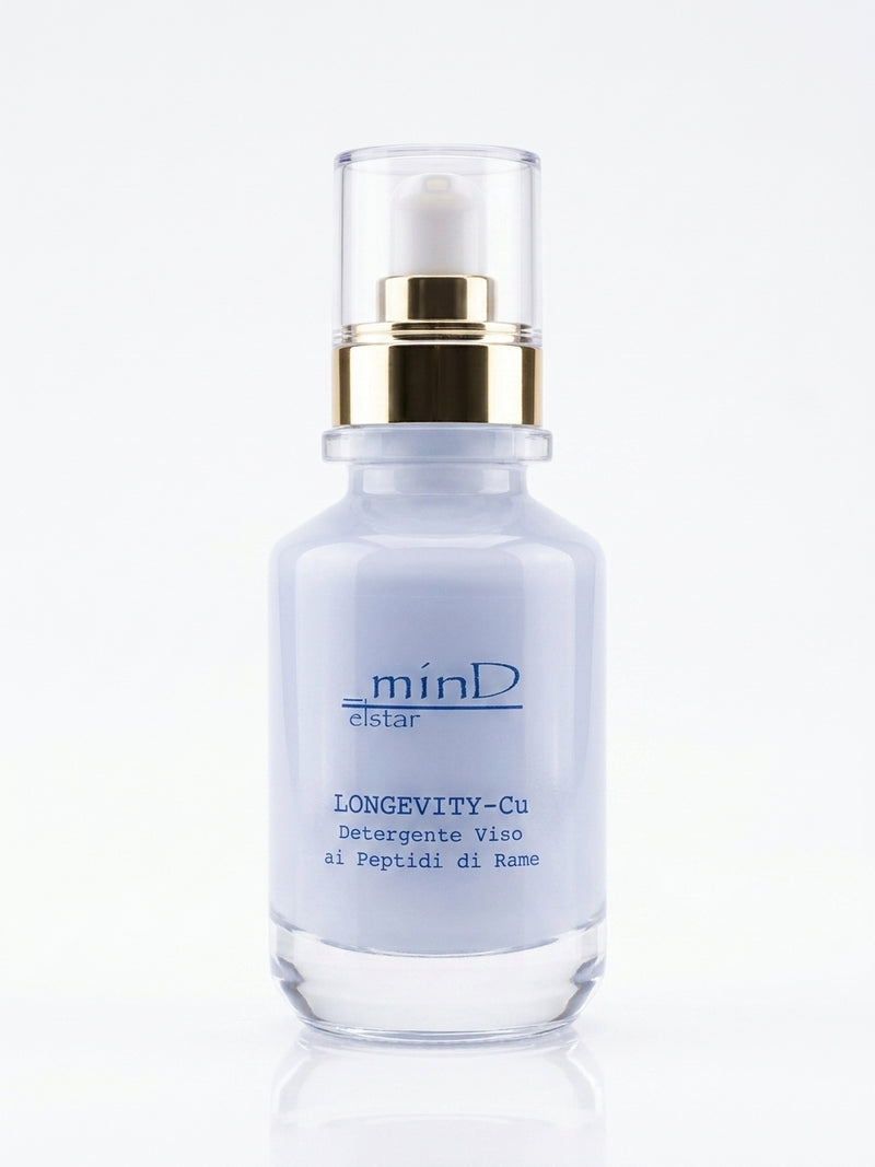 LONGEVITY-Cu Detergente Viso ai Peptidi di Rame