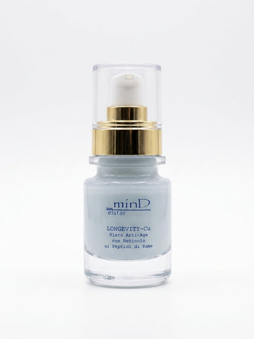 LONGEVITY-Cu Siero Viso anti-age con retinolo ai Peptidi di Rame
